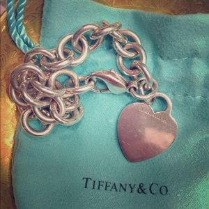 Tiffany & Co. Heart Tag Charm Bracelet